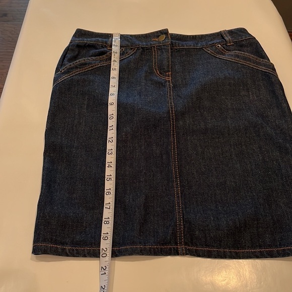R.E.D. Valentino Denim Pencil Skirt Size 42 EUR 6 US - Picture 11 of 16